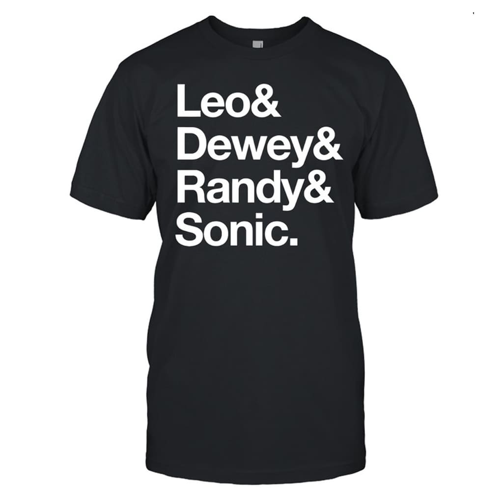 Ben Schwartz Leo Dewey Randy Sonic Shirt