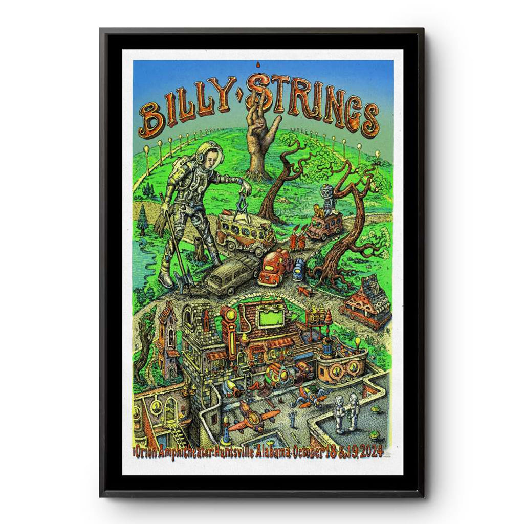 Billy Strings Show Huntsville Al October 18-19 2024 Poster