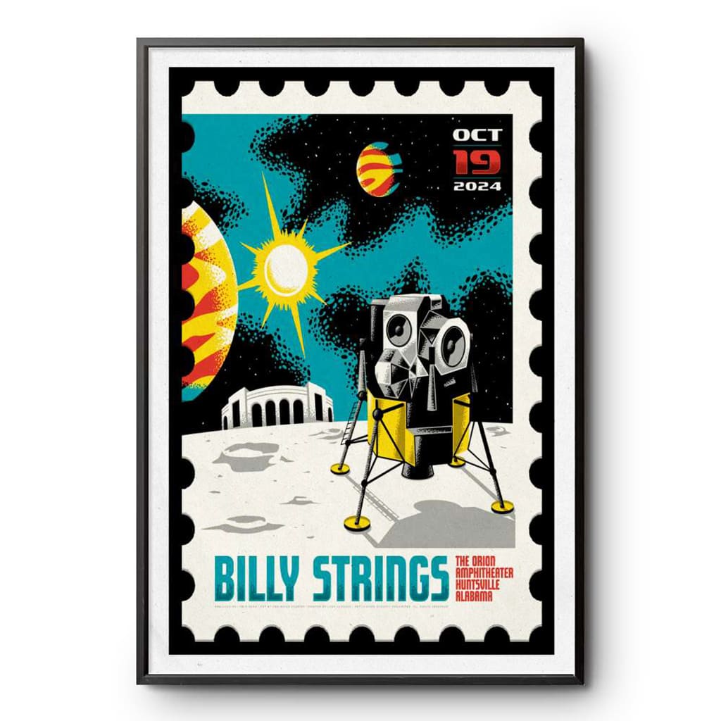 Billy Strings The Orion Amphitheater Huntsville Al Oct 19 2024 Poster