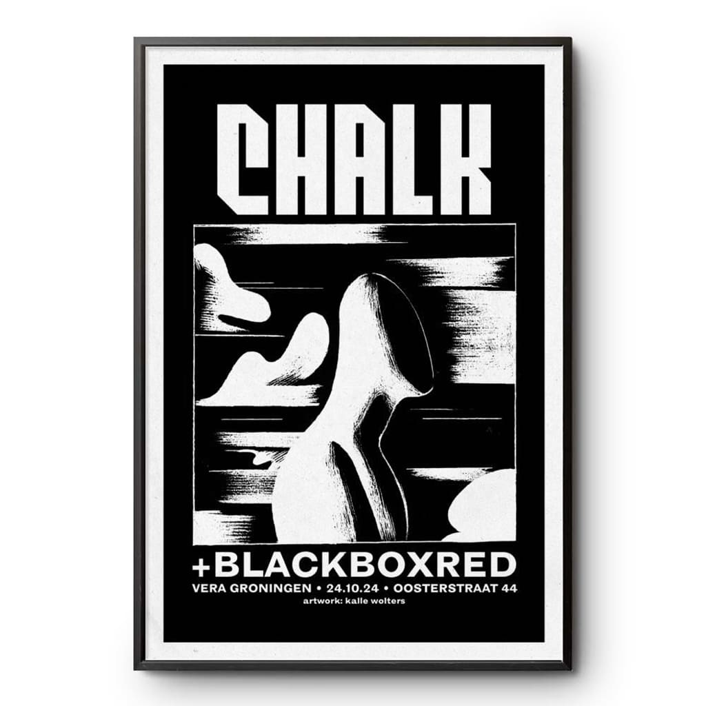 Chalk October 24 2024 Vera Groningen Netherlands Concert Poster