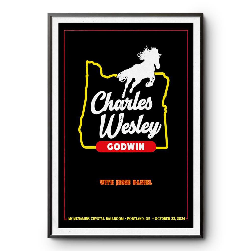 Charles Wesley Godwin Mcmenamins Crystal Ballroom Portland Or October 23 2024 Poster