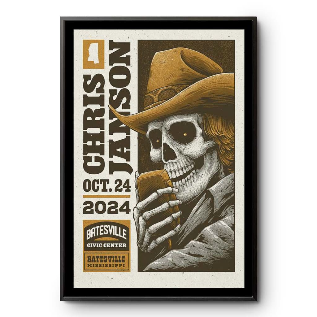 Chris Jamson Batesville Civic Center Batesville Ms Oct 24 2024 Poster