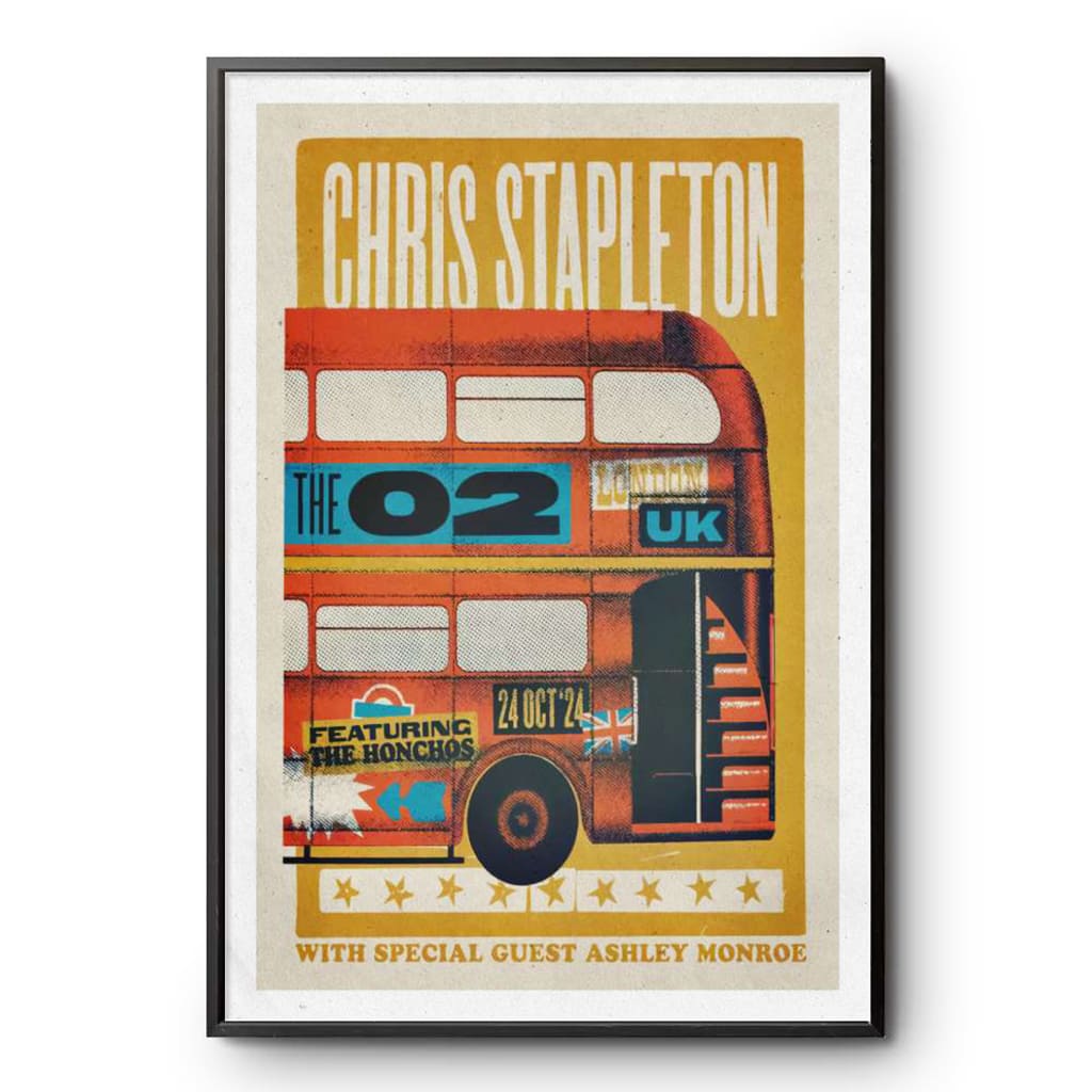 Chris Stapleton The O2 In London Uk October 24 2024 Poster