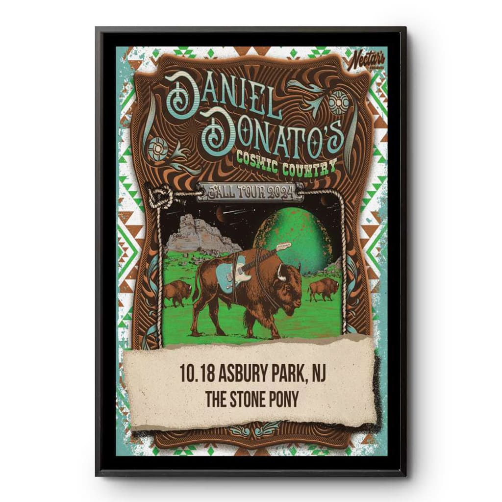 Daniel Donato's Cosmic Country The Stone Pony Asbury Park Nj Oct 18 2024 Poster