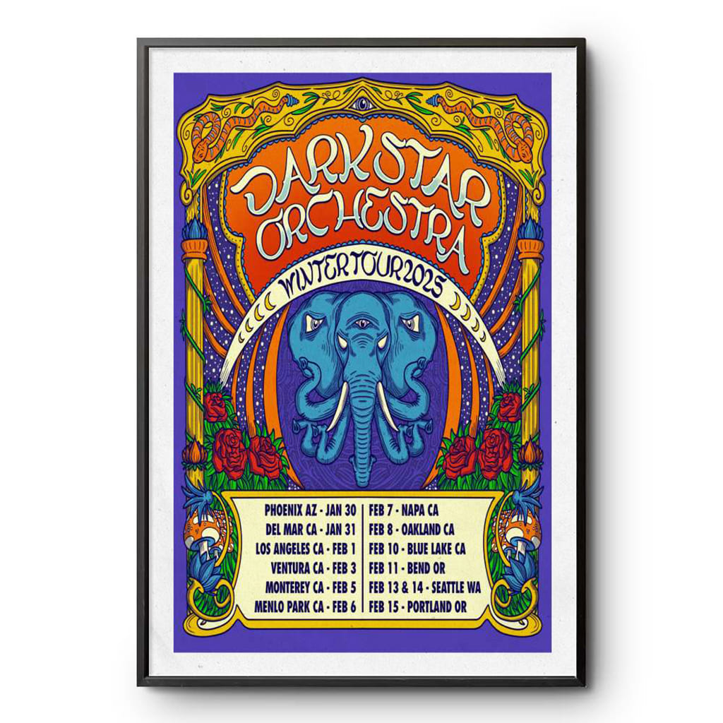 Dark Star Orchestra Band Winter Tour 2025 Poster