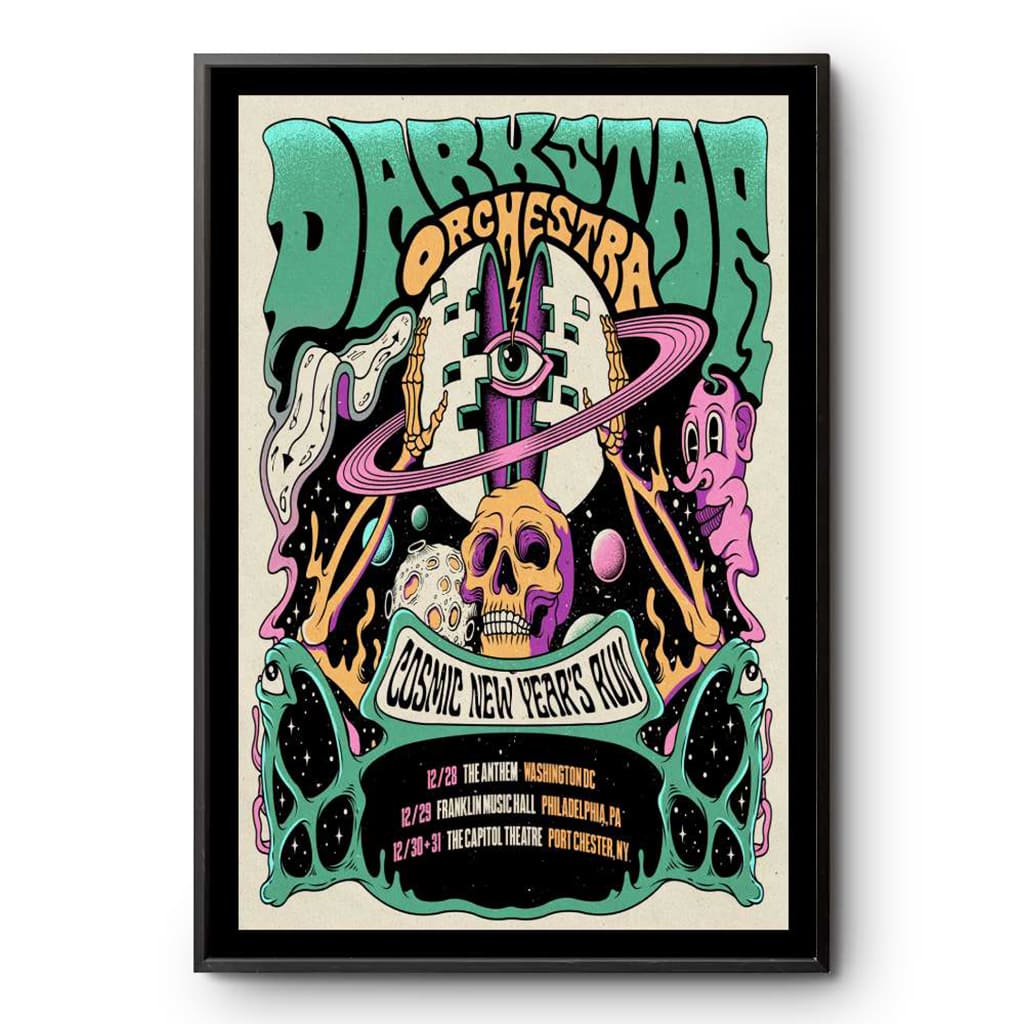 Dark Star Orchestra Cosmic New Years Run Show December 28-31 2024 Poster