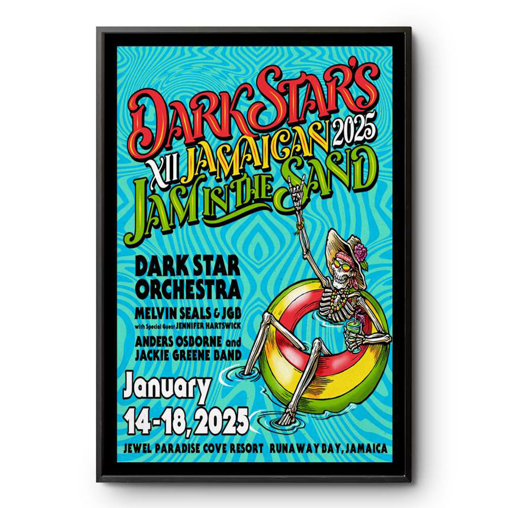 Dark Star Orchestra Jamaica Tour January 14-18 2025 Poster