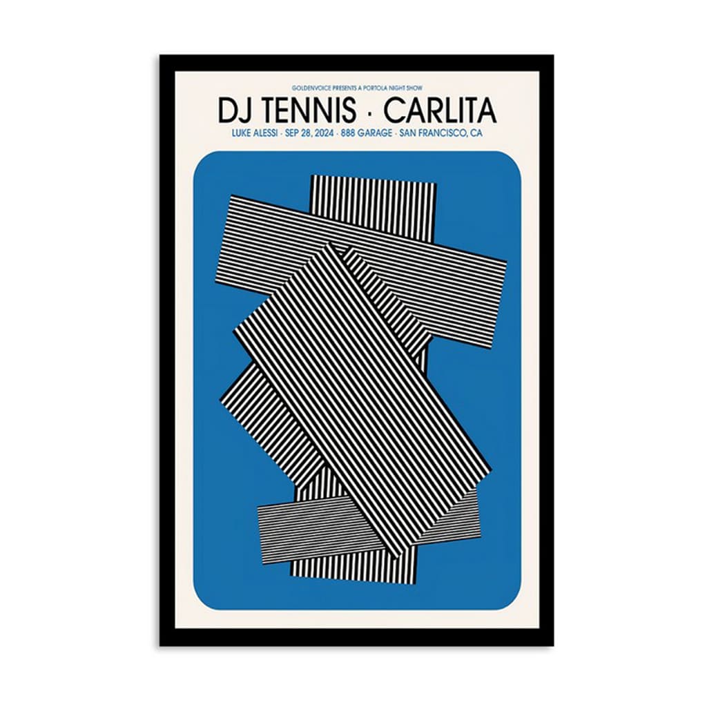 Dj Tennis & Carlita 888 Warehouse San Francisco Ca Tour September 28 2024 Poster