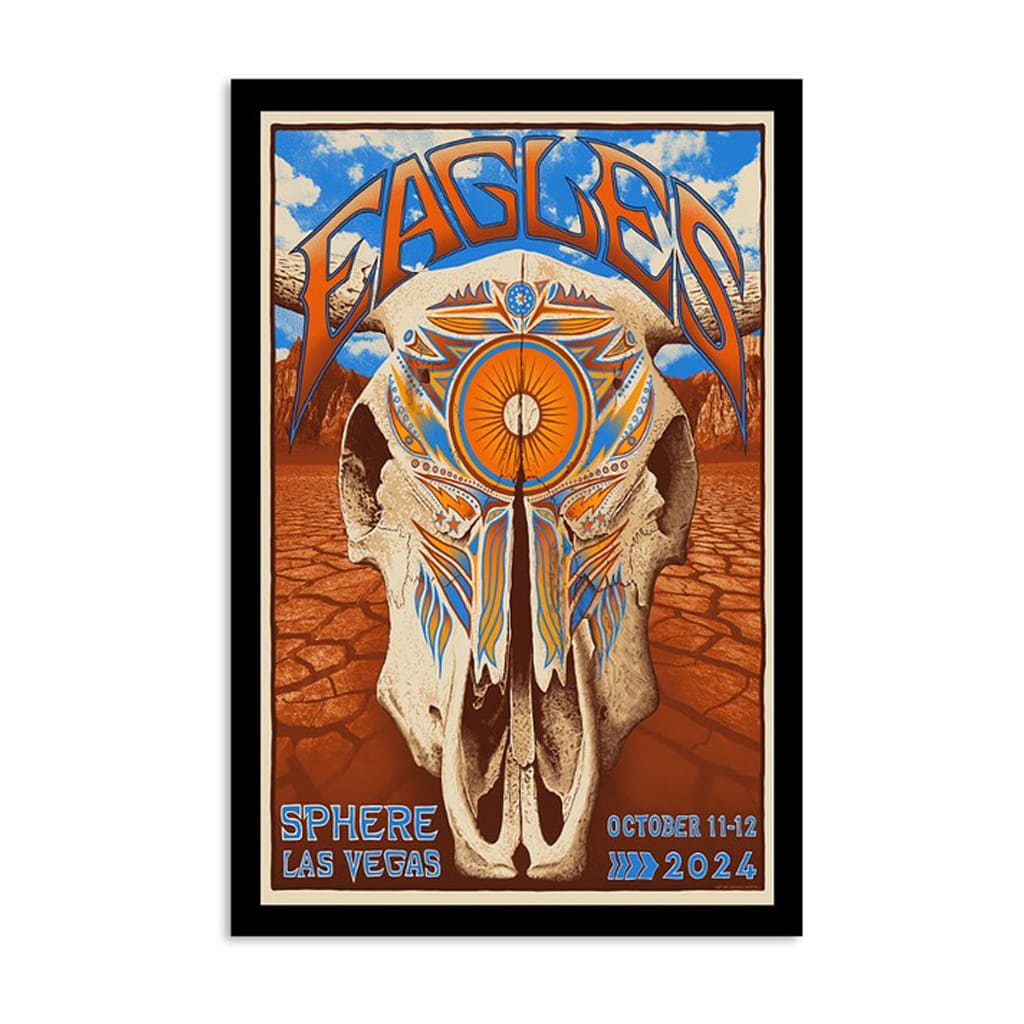 Eagles Sphere In Las Vegas Nv October 11-12 2024 Poster