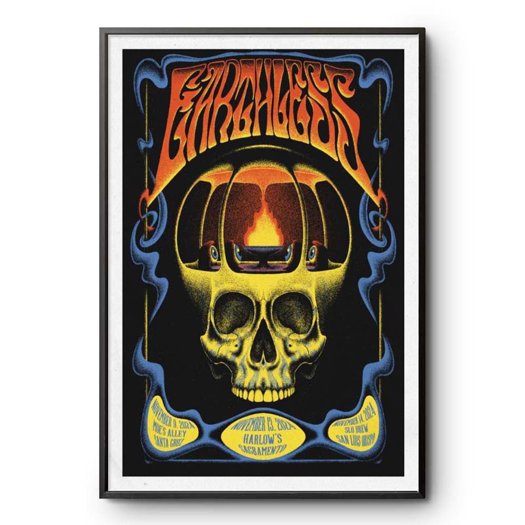 Earthless Moe's Alley Santa Cruz Ca Nov 9 2024 Poster