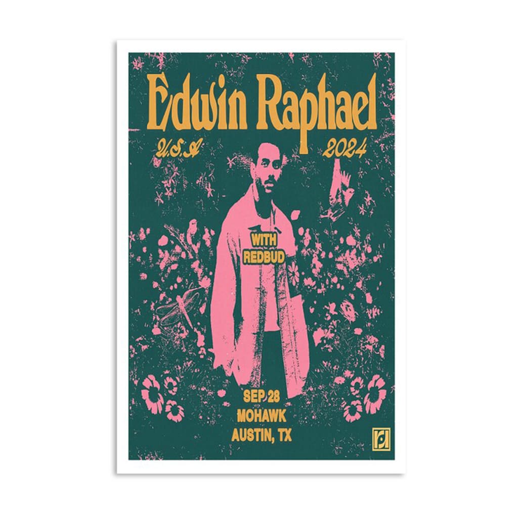 Edwin Raphael Mohawk Indoor Austin Tx September 28 2024 Tour Poster