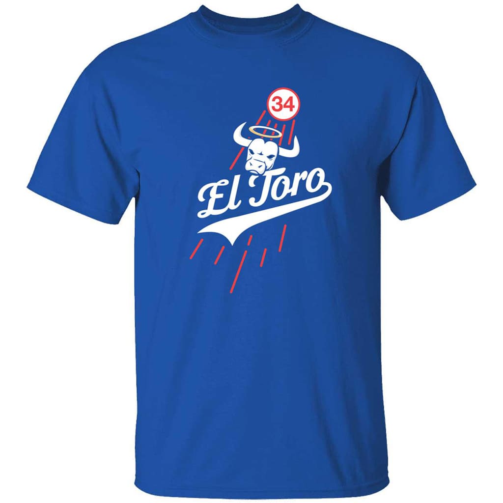 Fernando Valenzuela El Toro Dodgers 34 Shirt