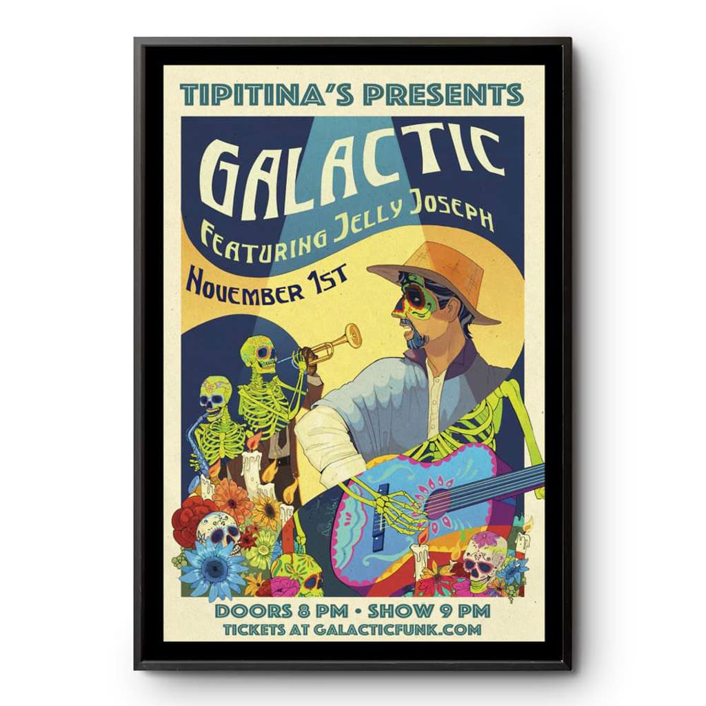 Galactic Ft Jelly Joseph Tipitina's On November 1 2024 Poster