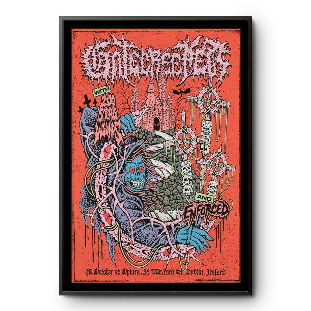 Gatecreeper Halloween Opium Dublin Il October 30 2024 Poster