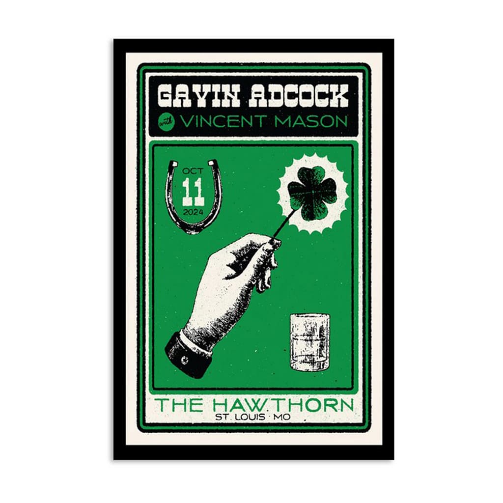 Gavin Adcock The Hawthorn In St. Louis Mo Oct 11 2024 Poster