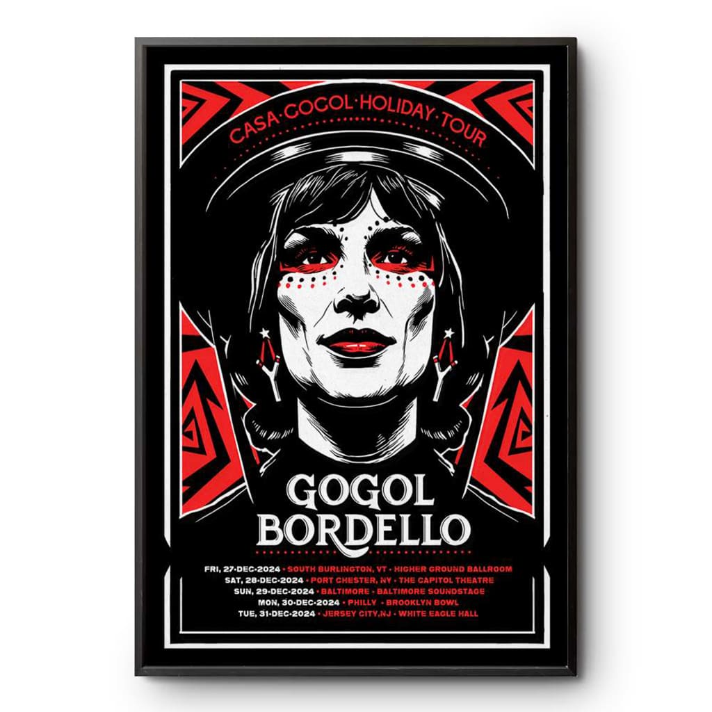 Gogol Bordello Dec 27-31 2024 Nye Poster