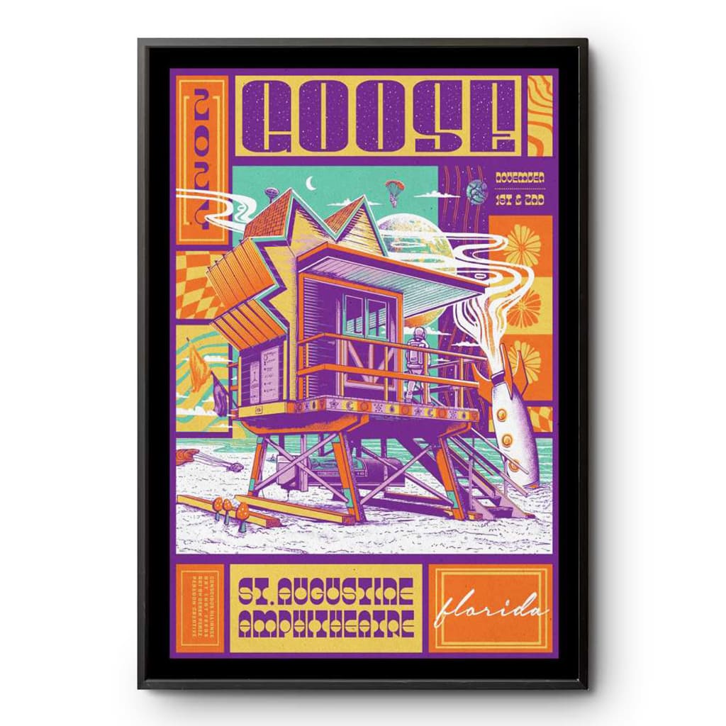 Goose St Augustine Amphitheatre St Augustine Fl Nov 1-2 2024 Poster