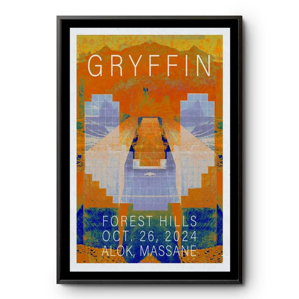 Gryffin Forest Hills Stadium Forest Hills Ny Oct 26 2024 Poster