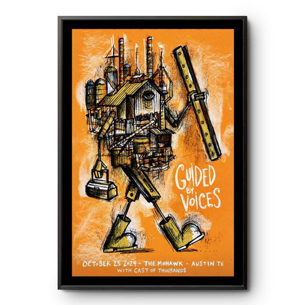 Guided By Voices Austin Tx October 25 2024 Poster