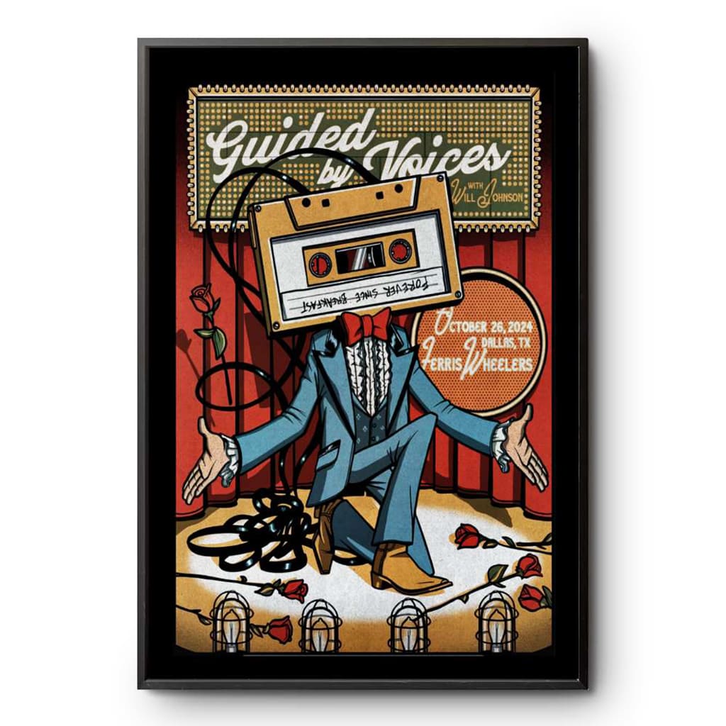 Guided By Voices Dallas Tx Oct 26 2024 Poster