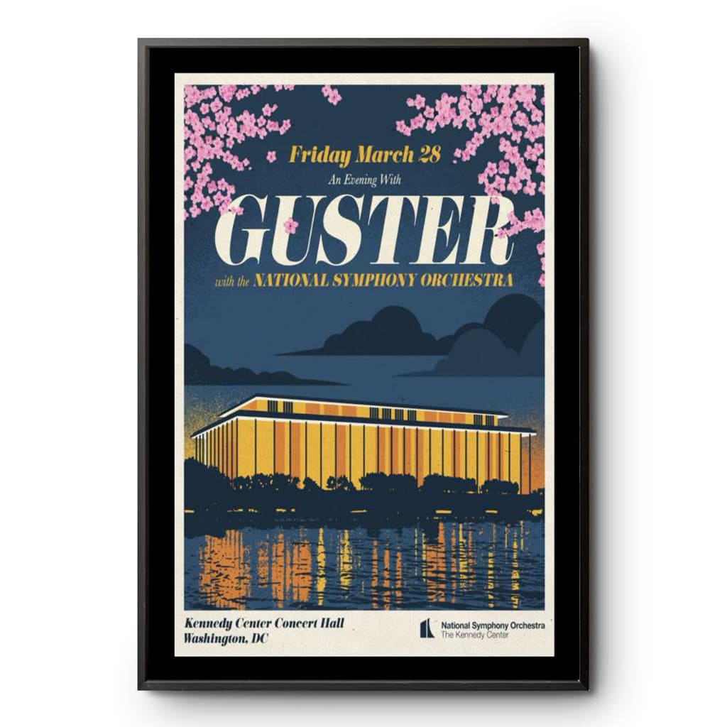 Guster Washington Dc Kennedy Center Concert Hall March 28 2025 Poster