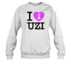 I Lock Heart Love Uzi Shirt 1