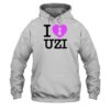 I Lock Heart Love Uzi Shirt 2