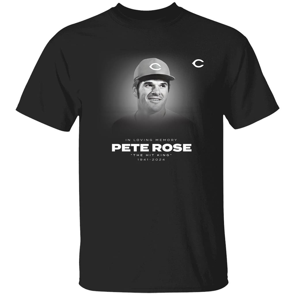 In Loving Memory Pete Rose The Hit King 1941 2024 Shirt