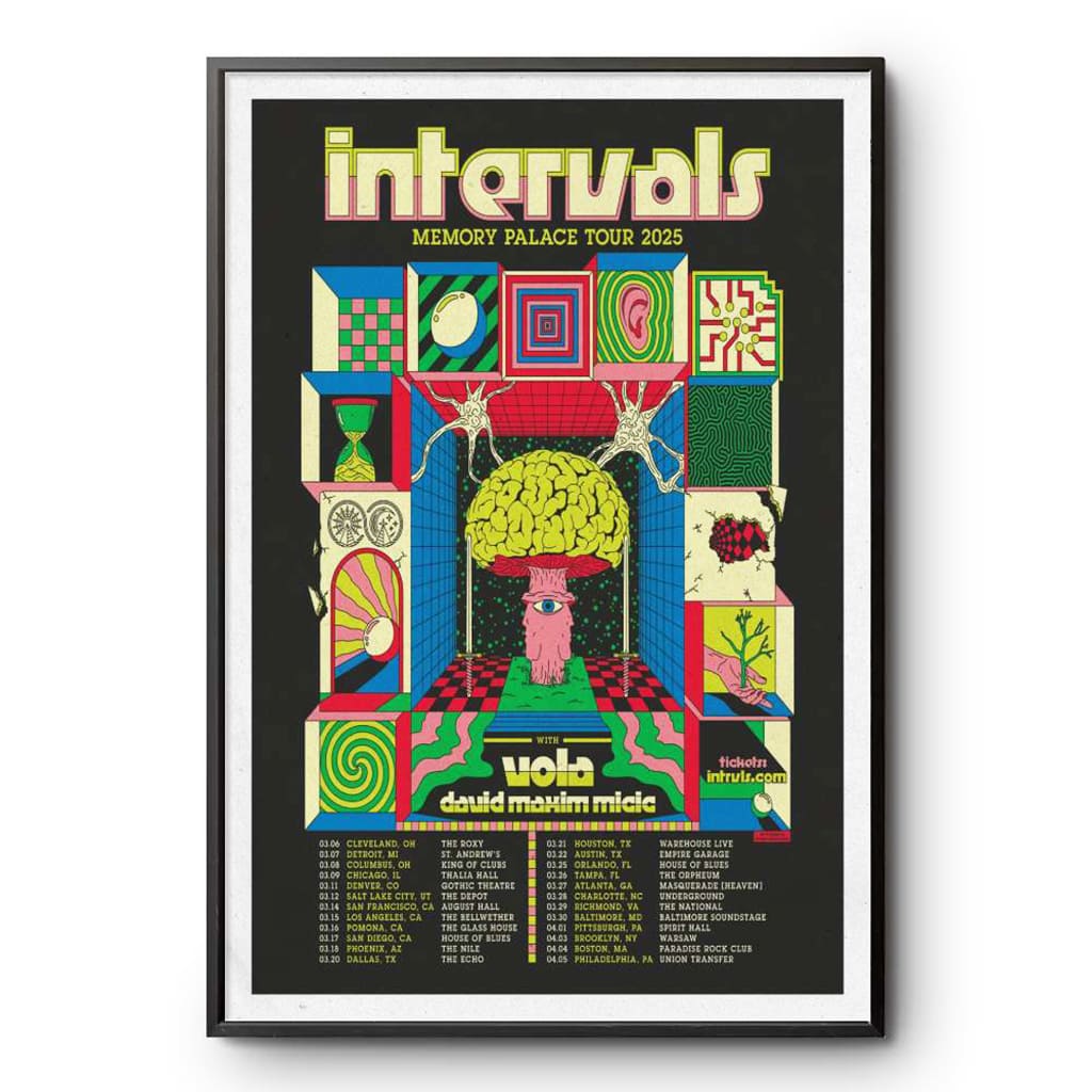 Intervals Memory Palace 2025 Tour Poster