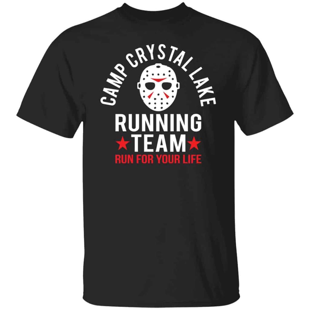 Jason Voorhees Camp Crystal Lake Running Team Run For Your Life Shirt