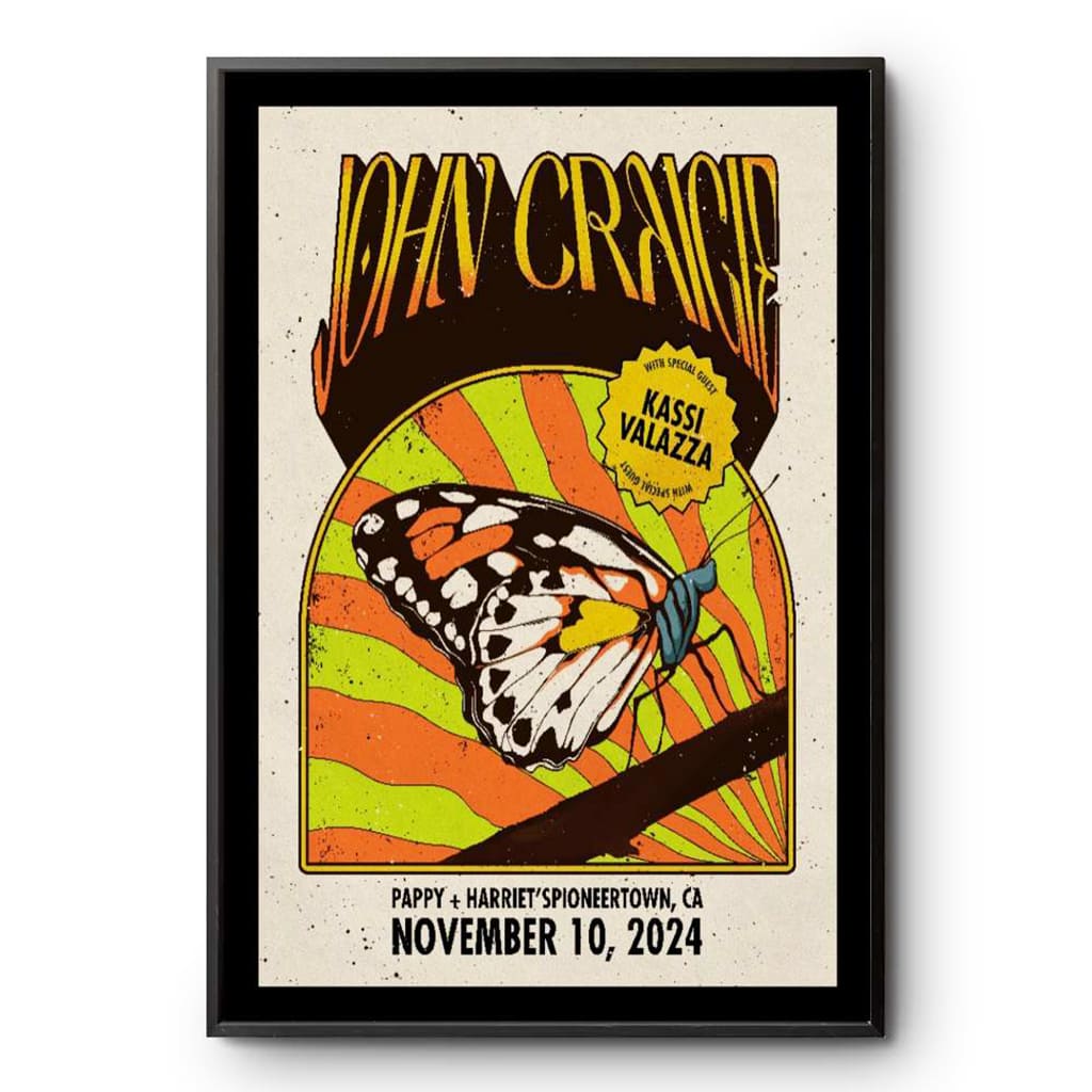 John Craigie Pappy Harriet's On November 10 2024 Poster