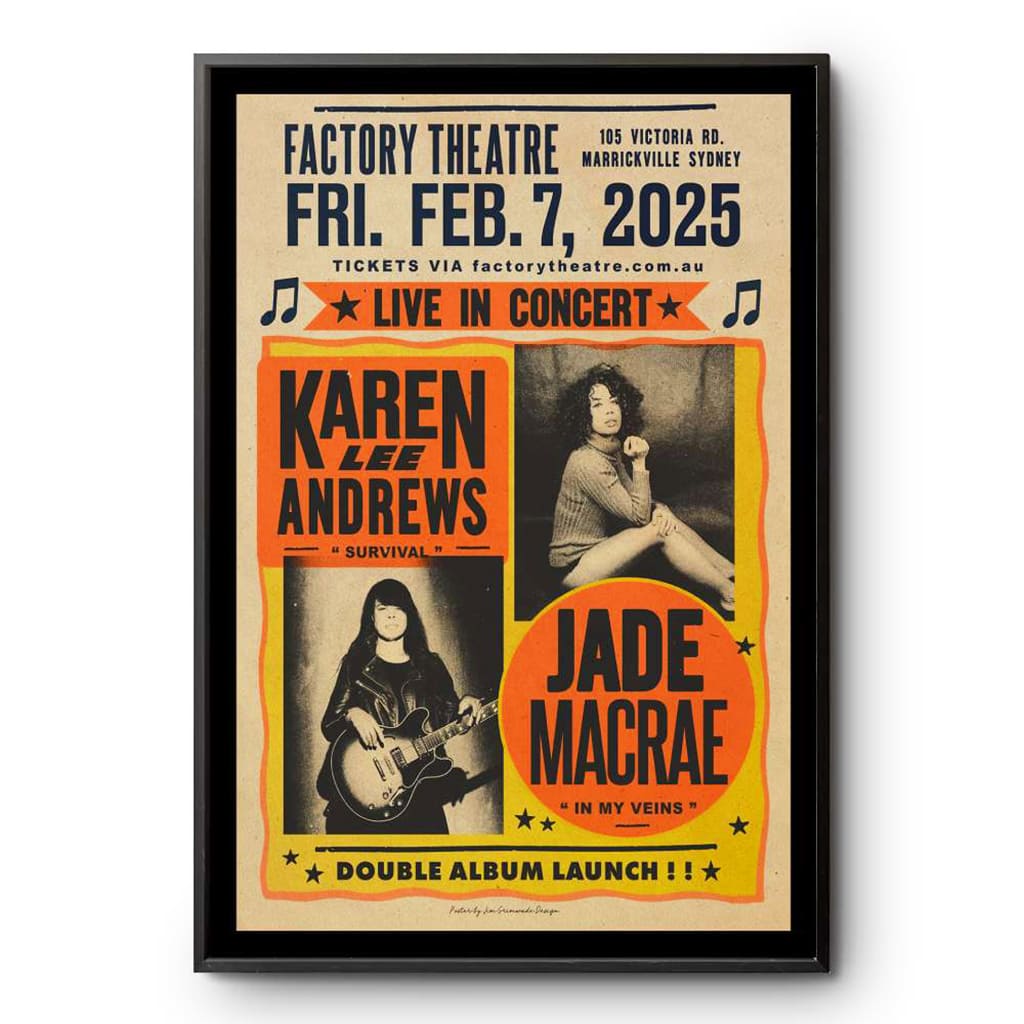 Karen Lee Andrews Factory Theatre Marrickville Sydney Feb 7 2025 Poster