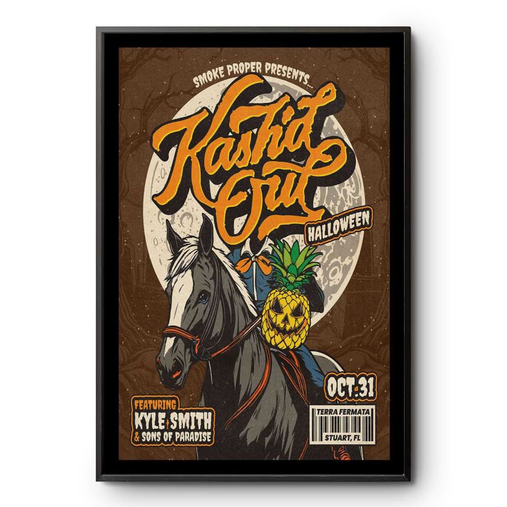 Kash'd Out Terra Fermata Oct 31 2024 Stuart Fl Tour Poster