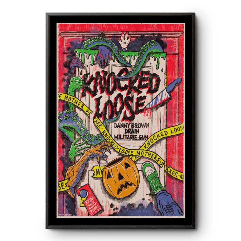 Knocked Loose Byline Bank Aragon Ballroom Chicago Il November 1 2024 Poster