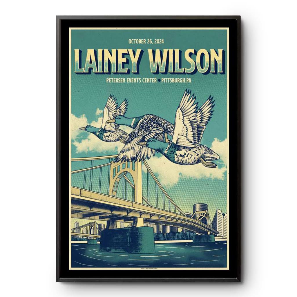 Lainey Wilson Petersen Events Center Pittsburgh Pa October 26 2024 Poster