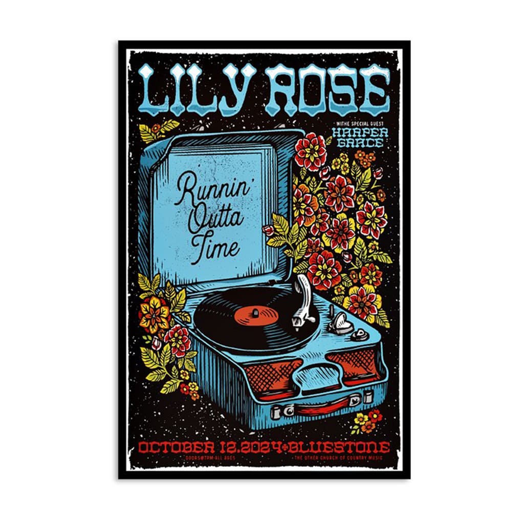 Lily Rose The Bluestone Columbus Oh Tour Oct 12 2024 Poster