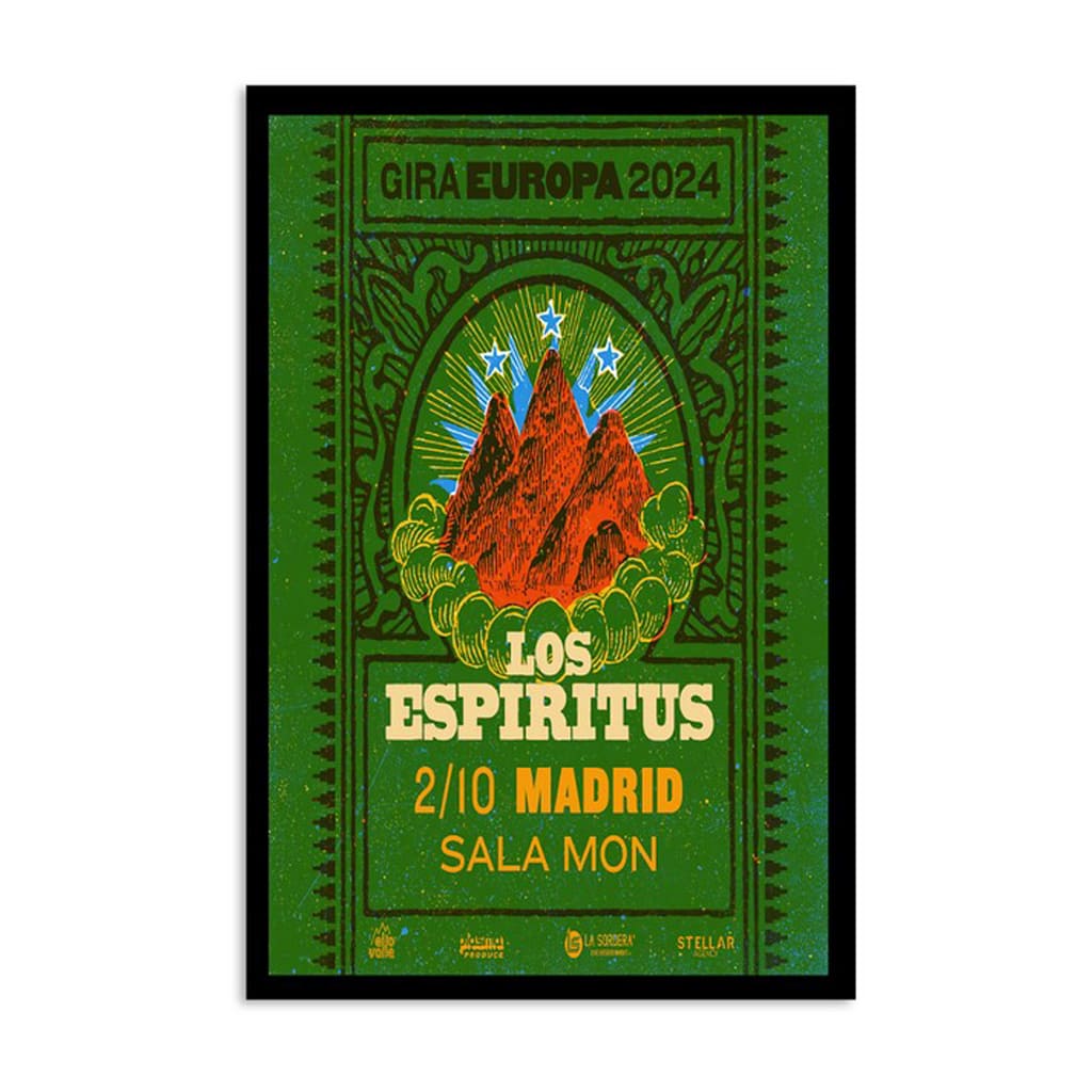 Los Espíritus Sala Mon Live Madrid Madrid Event Oct 02 2024 Poster