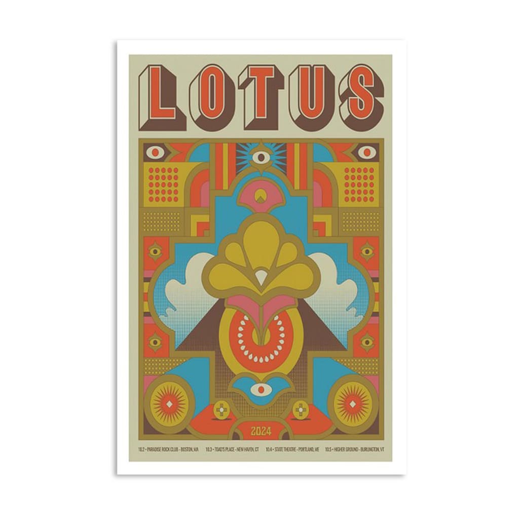 Lotus Fall Tour 2024 Poster