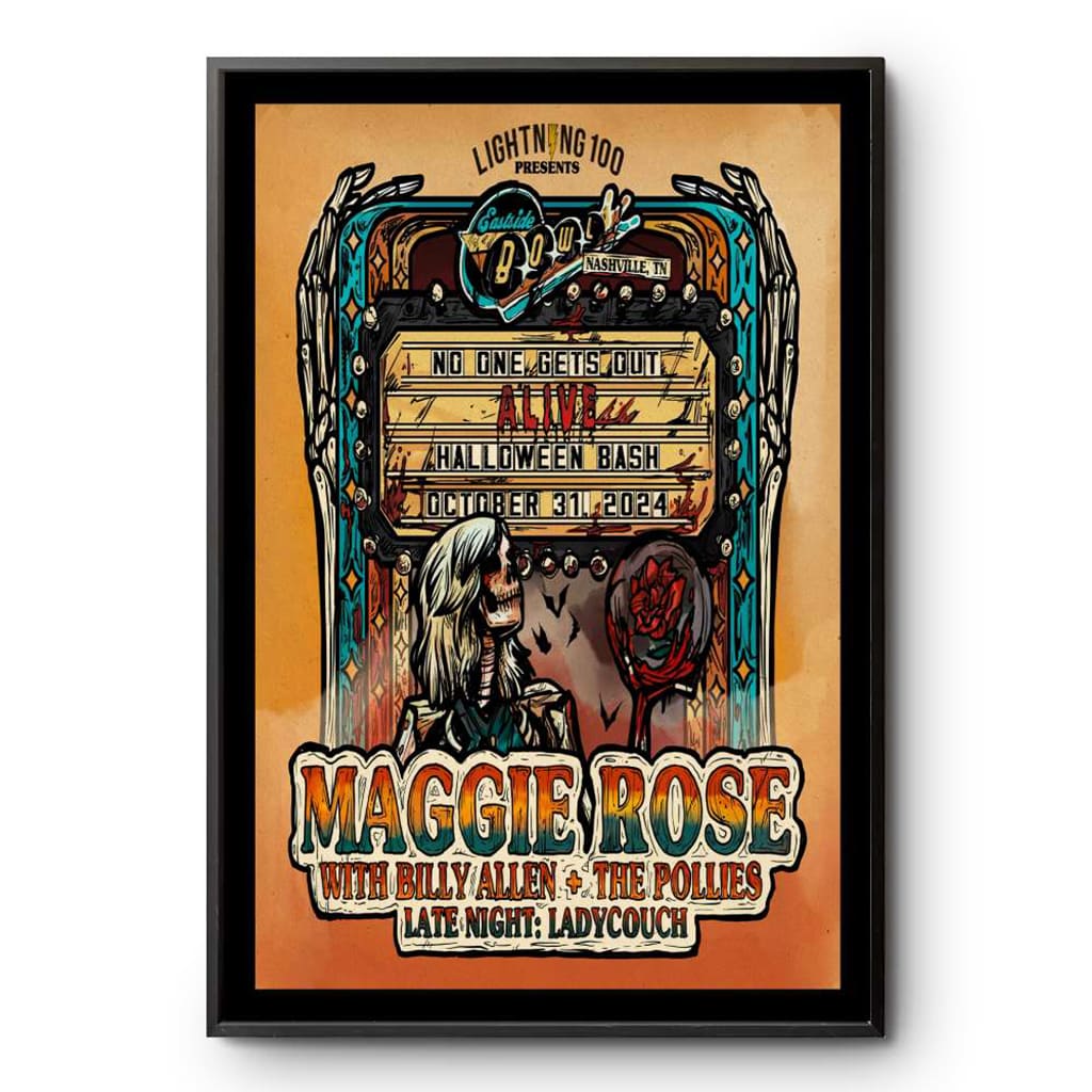 Maggie Rose Eastside Bowl Nashville Tn Oct 31 2024 Poster