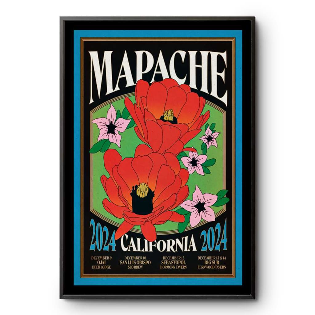 Mapache California Show December 9-14 2024 Poster