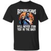 Michael Myers Republicans Will Never Stab You In The Back Halloween Shirt