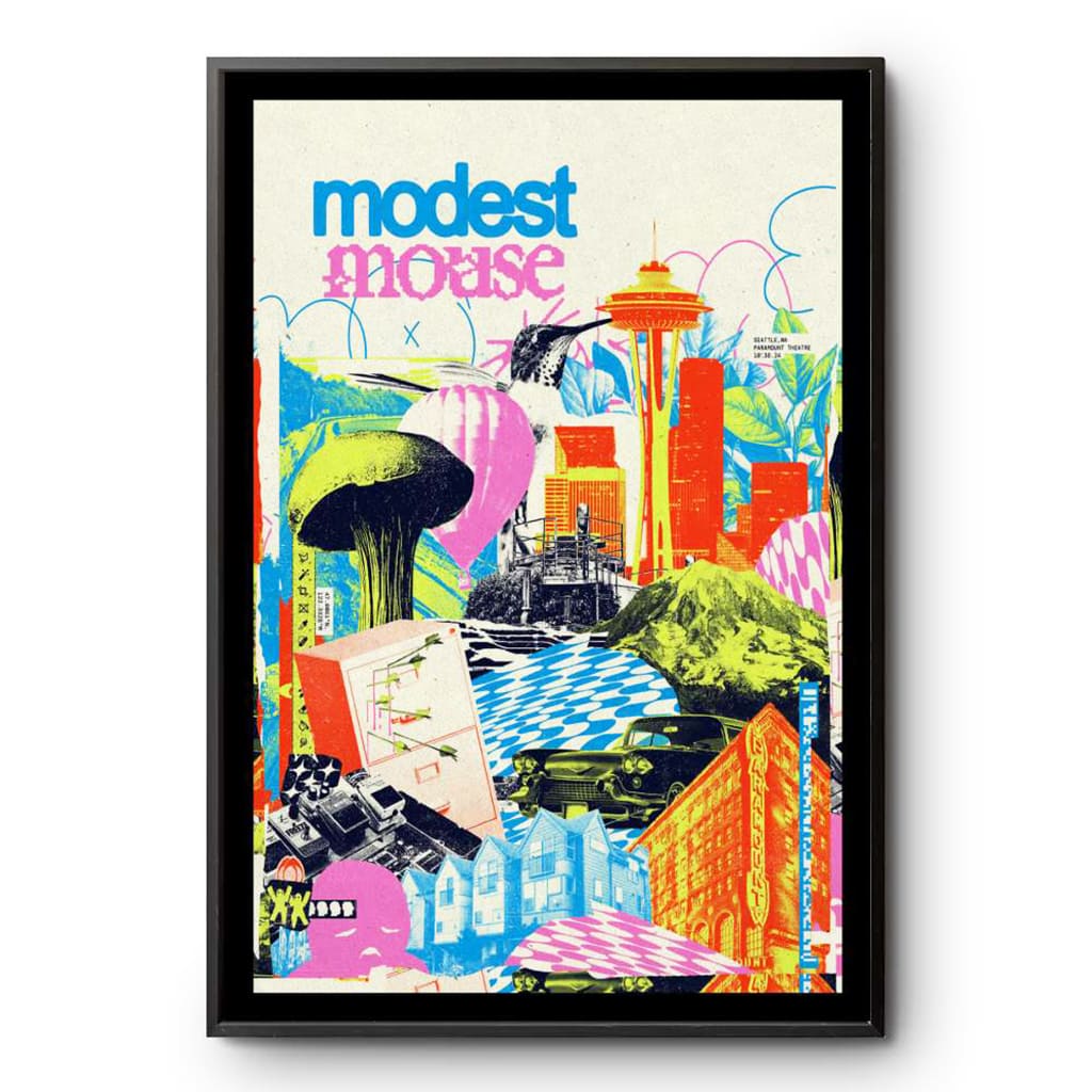 Modest Mouse Paramount Theatre Seattle Wa October 30 2024 Poster