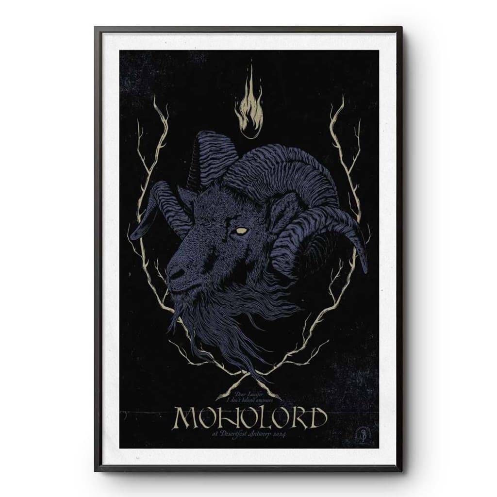 Monolord At Trix In Antwerp Belgium October 19 2024 Poster