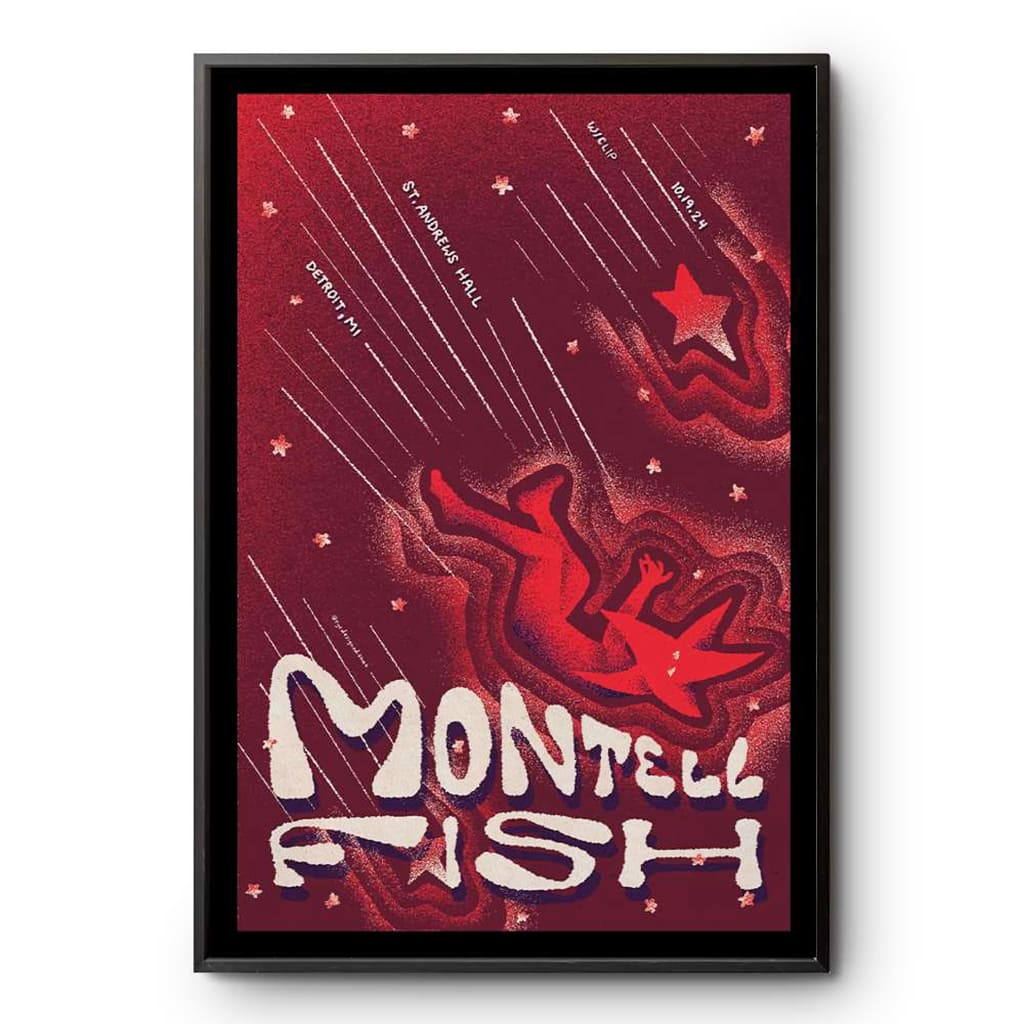 Montell Fish Saint Andrew's Hall Detroit Mi Tour Oct 19 2024 Poster