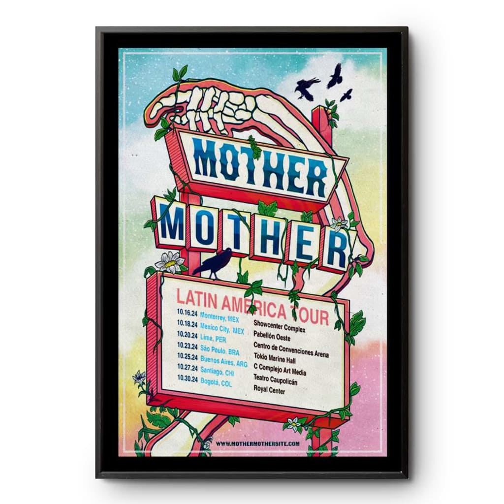 Mother Mother Latin America Tour 2024 Poster