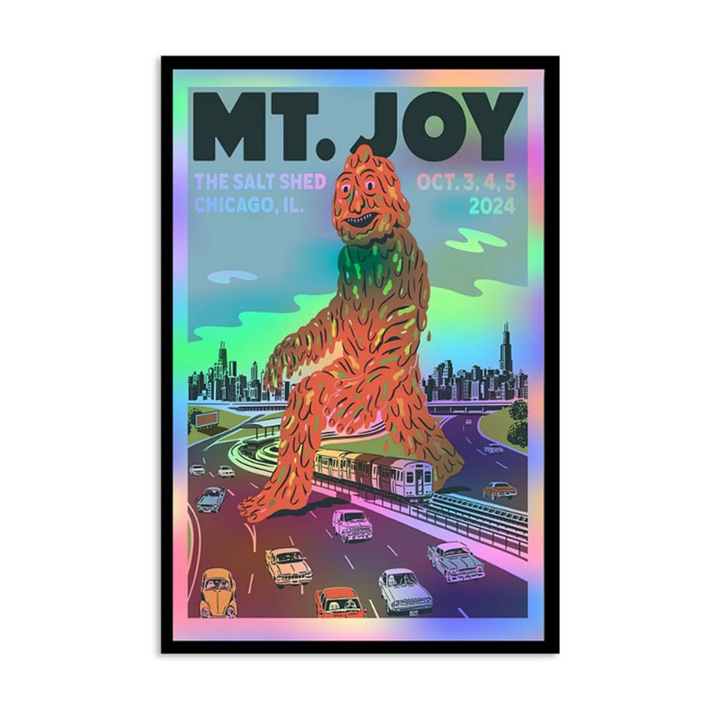 Mt. Joy Tour Chicago Il October 2024 Poster