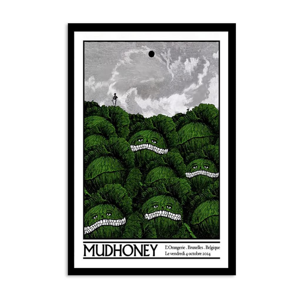 Mudhoney Botanique Brussels Belgium Oct 4 2024 Poster