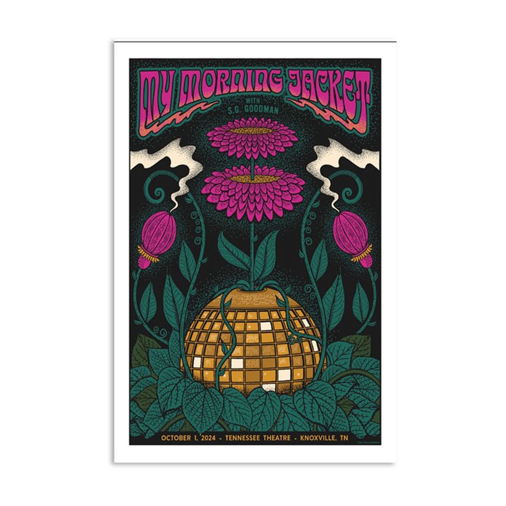 My Morning Jacket The Tennessee Theatre Knoxville Tn Show Oct 01 2024 Poster