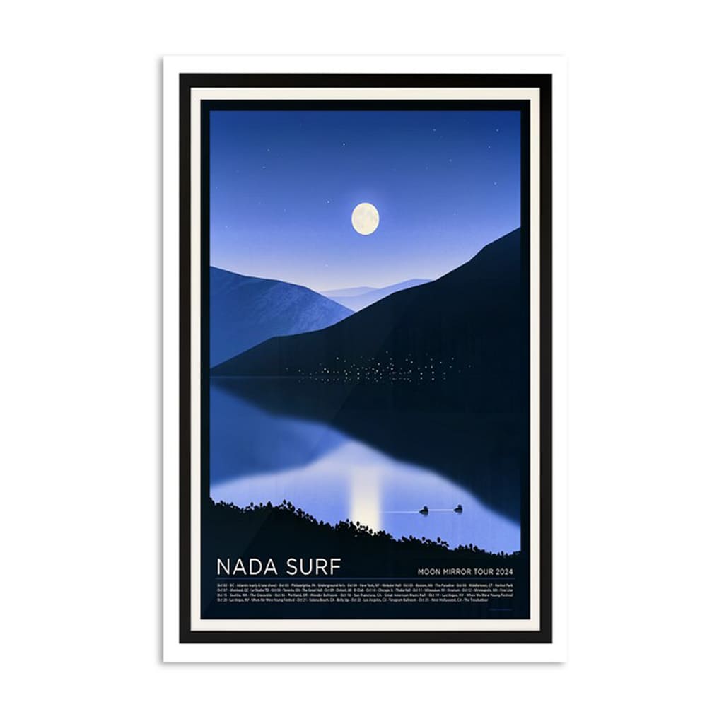 Nada Surf Moon Mirror 2024 Poster