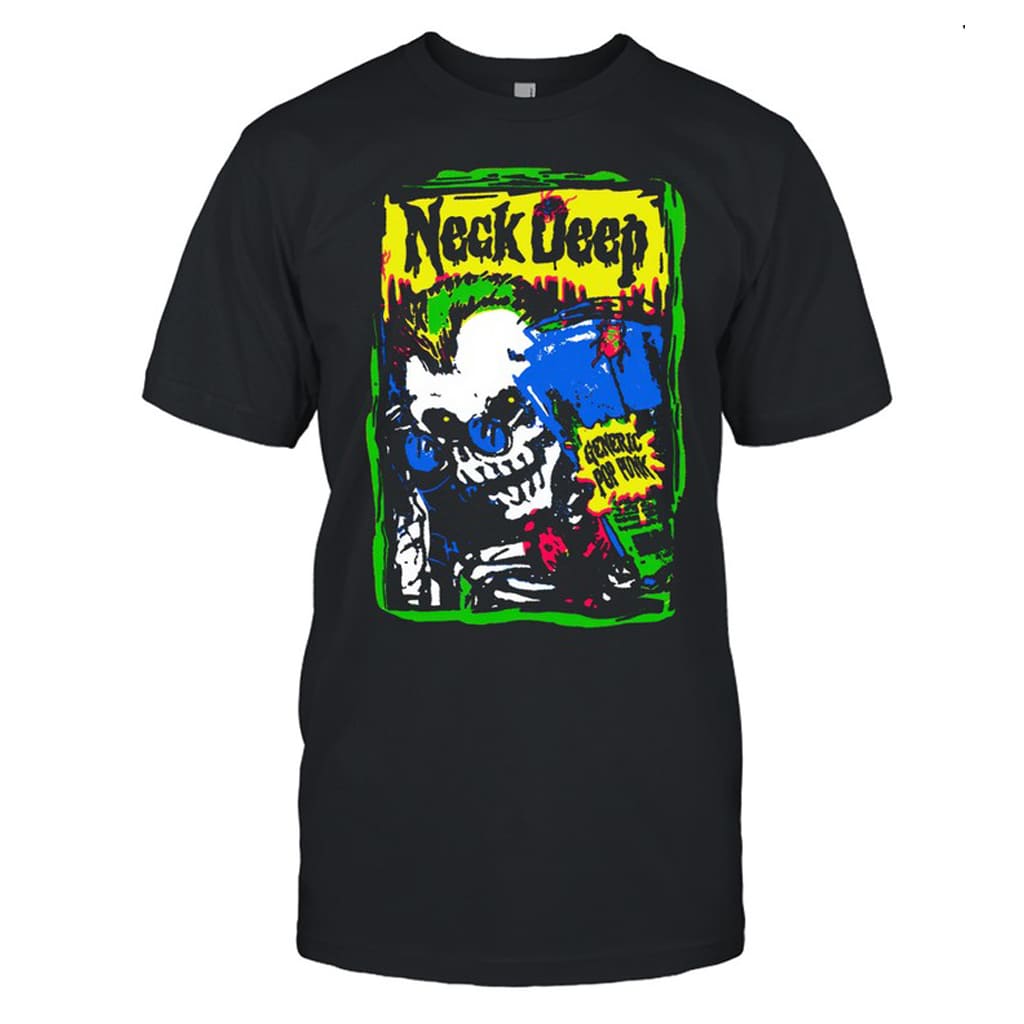 Neck Deep Generic Pop Punk Skull Edition Shirt